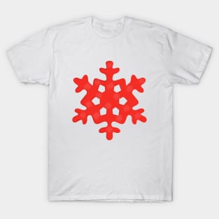 Red Snowflake T-Shirt